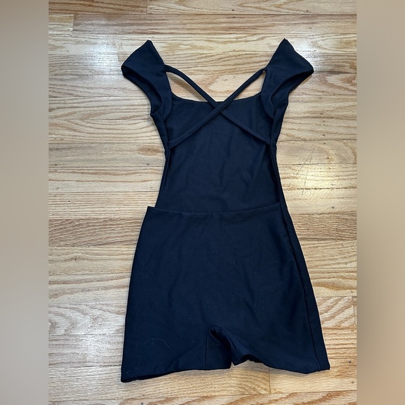 ARE YOU AM I Women's Black Playsuit - Picture 3 of 3